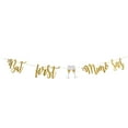thumbnail image 1 of Miangastore Golden But First Mimosas Letter Pendant Hanging Banner 1Set 11.4x4.9x0.04In, 1 of 8
