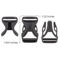 thumbnail image 2 of 10 - 3/4 Inch YKK Sharpn' Loc™ Side Release Plastic Buckle, 2 of 3
