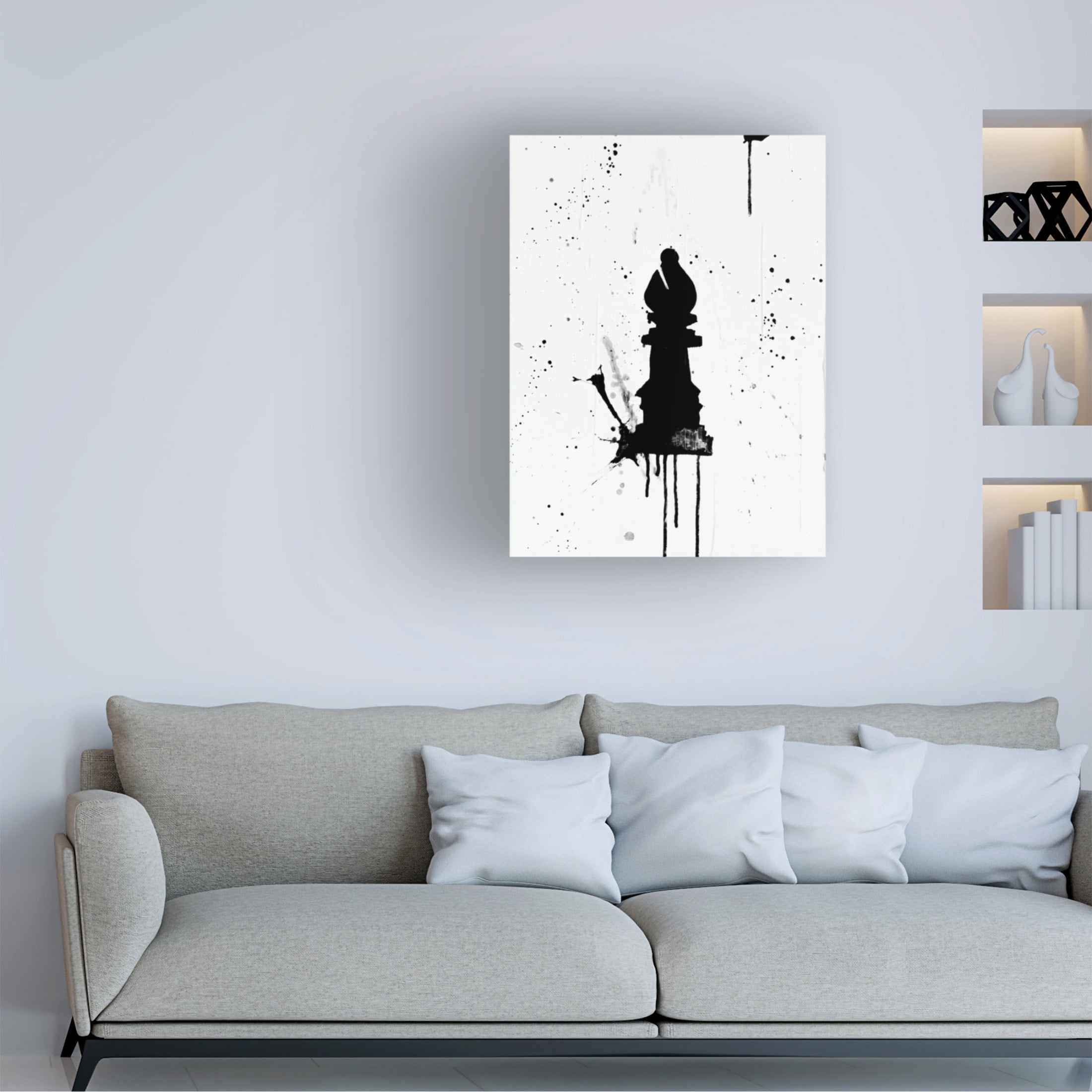 Trademark Fine Art Kent Youngstrom  Chess Pieces III Canvas Wall Art