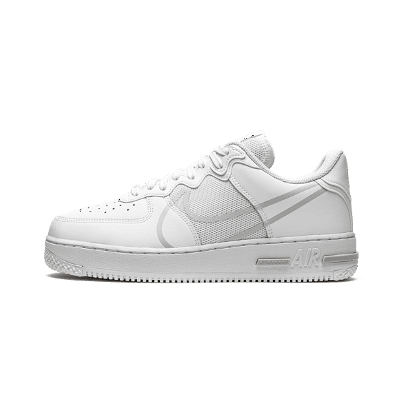NIKE MENS Air Force 1 Low React "White" CT1020 101 from Stadium Goods