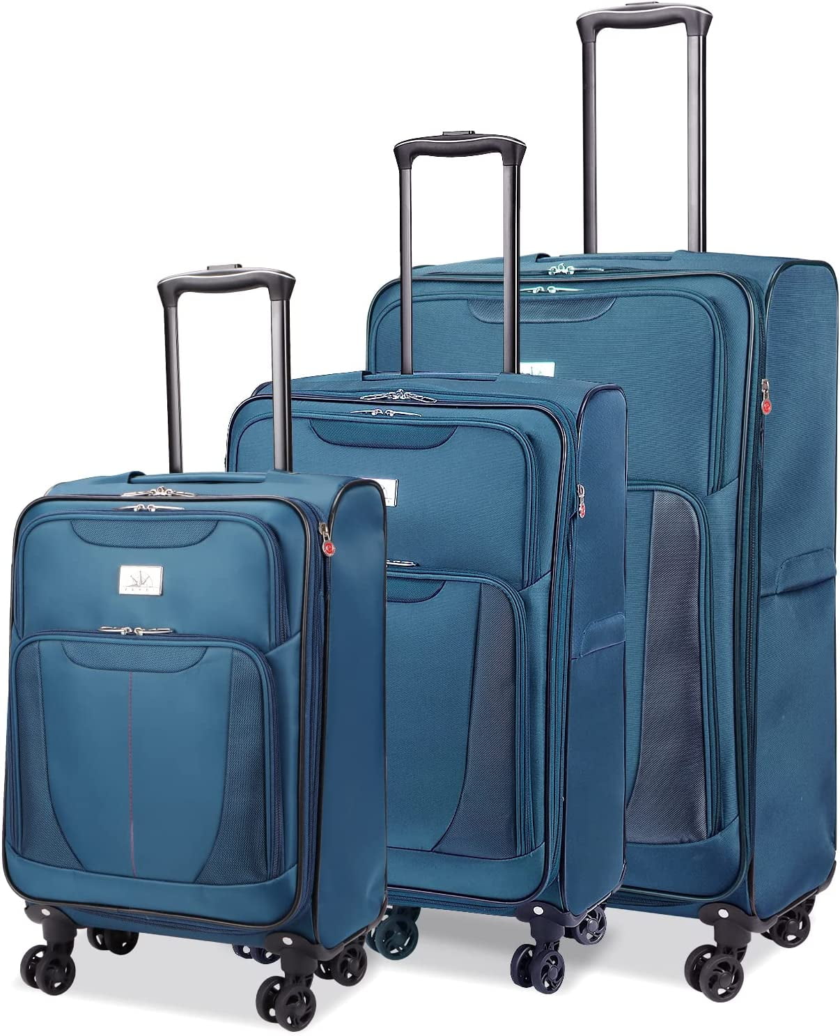 Verdi 3 Piece Luggage – Expandable Durable Softside Lightweight ...
