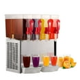 thumbnail image 2 of Homhougo 380W Commercial Snow Dissolver,Stainless Steel 4 Flavors Soft Ice Cream Yogurt Machine,10.56 Gal 10L 4 Tanks Ice Tea Beverage Dispenser for Cafe,Restaurant and Bar Parties,Family Gatherings, 2 of 7