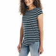 thumbnail image 3 of Nautica Womens Slub Tee,Navy,Medium, 3 of 4