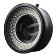 thumbnail image 1 of Dual Polarized Microscope Polarized Ring Light 64 LED Anti Glare NO Reflections Ultra Bright for Most Microscope Lamp,1 * Polarized Ring Light,Black, 1 of 6