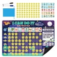 thumbnail image 3 of Children Behavior Star Reward Chore Chart with Full Independence Development Lodestone Dry Dinosaur Self-discipline Form Sticker for Home, 3 of 9