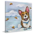 thumbnail image 6 of Marmont Hill "Corgi in Space" by Tori Campisi Painting Print on Canvas, 6 of 7