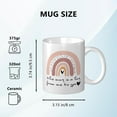 thumbnail image 4 of This Mug is A Hug from Me to You Rainbow Coffee Mug, Great Encouragement Present Tea Cup, Get Well Soon Condolence Gift Idea for Women Men Friend Bestie Sister Nurse, 11 Oz, 4 of 6