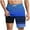 Blue, variant on Shorts for Men Plus Size Strip Printed Drawstring Elastic Waisted Loose Comfy Shorts with Pocket Green 3XL