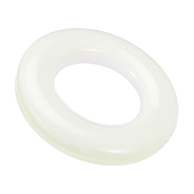 Unique Bargains 42mm Curtain Grommets Eyelets Rings Home Window Decor Beige 16pcs