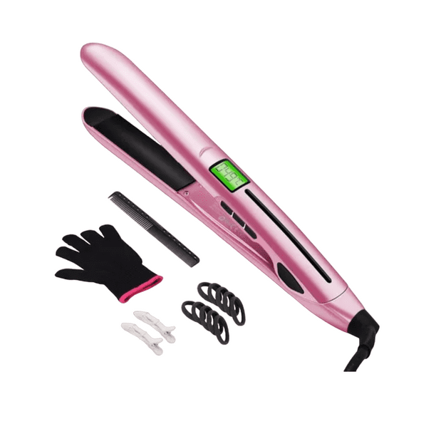 Plancha Para Cabello Cerámica Rosa Walmart en línea