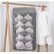 thumbnail image 5 of Bolsa organizadora colgante para calcetines, ropa interior, sujetadores y corbatas, estantes para perchas de armario, 20 bolsillos., 5 of 5