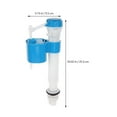 Jinyuann 1 Set Toilet Flusher Replacement Kit Toilet Flush Valve Dual