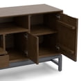 thumbnail image 2 of Simpli Home Simpli Home Banting 72" TV Media Stand in Walnut Brown, 2 of 11