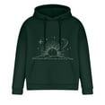 thumbnail image 4 of DeHolifer Sweatshirts for Men Plus Size Sun and Moon Graphic Print Long Sleeve Drawstring Hoodies Sweatshirts Fall Winter Fashion Outfits Army Green 3XL, 4 of 5