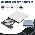 thumbnail image 3 of QHUDLV USB 3.0 External Optical Drive,Slim Portable DVD BD Writer,High‑Speed Data Recorder, 3 of 9