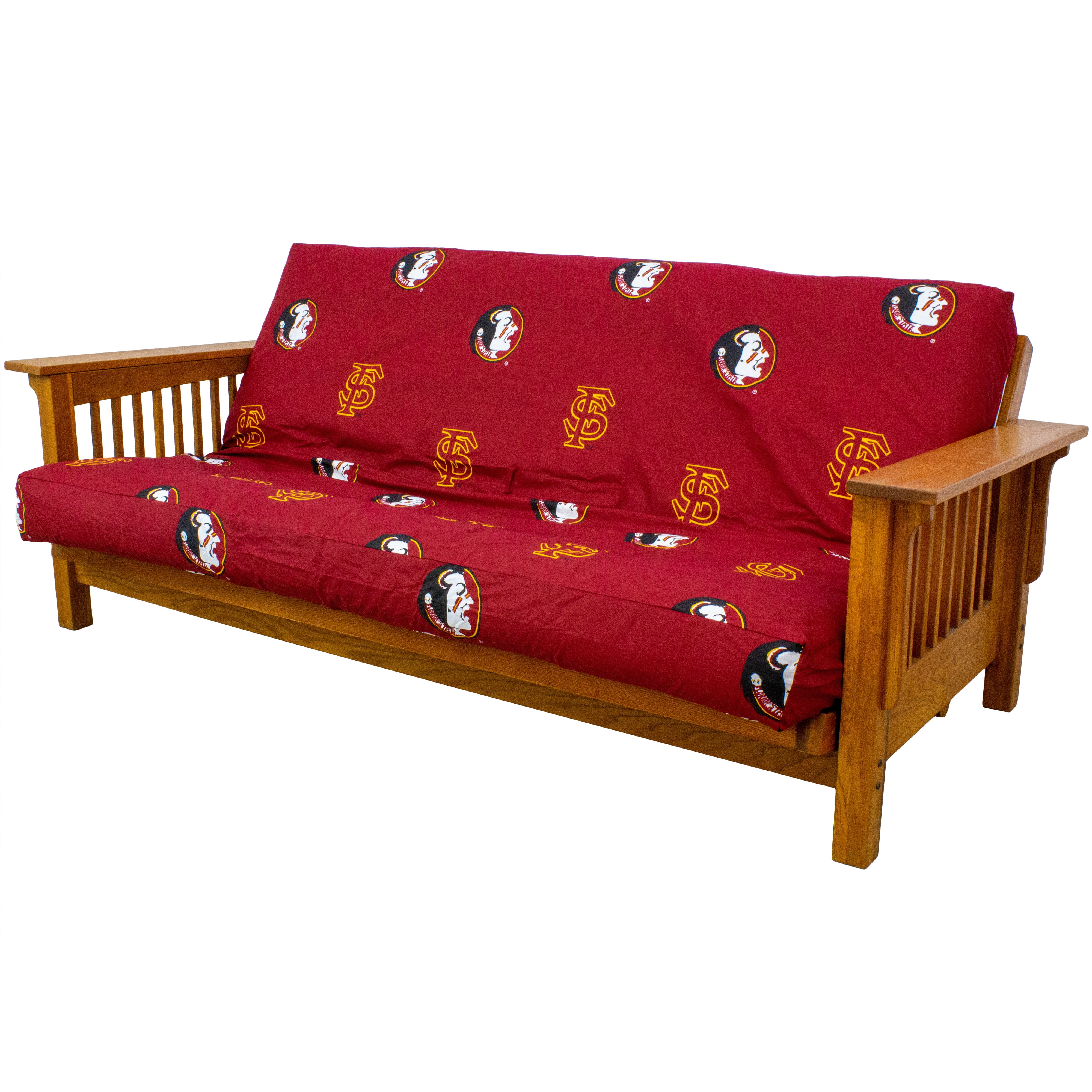 Florida State Seminoles Futon Cover - Full size fits 6 and 8 inch mats