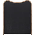thumbnail image 4 of Bowery Hill Contemporary Cream Linen Textured Fabric Upholstered Twin Bed, 4 of 8