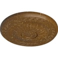 thumbnail image 3 of Ekena Millwork 20"OD x 1 3/8"P Randee Ceiling Medallion (Fits Canopies up to 3 7/8"), Hand-Painted Smokey Topaz Crackle, 3 of 6