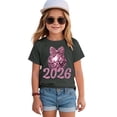 thumbnail image 2 of Toddler Girls' Soft Polycotton Short Sleeve Crew Neck T Shirts 0-24 Months 2t 3t 4t 5t 6t 7t Assorted Color Solid Tees Gibobby,13-14 Years,Grey, 2 of 4
