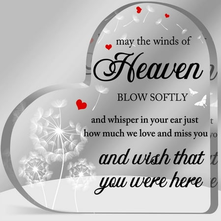 Memory Gifts For Lost Loved Ones Bereavement Gifts For Loss Of Loved Father Mother Condolence Memorial Gifts Sympathy Acrylic Gifts For Women