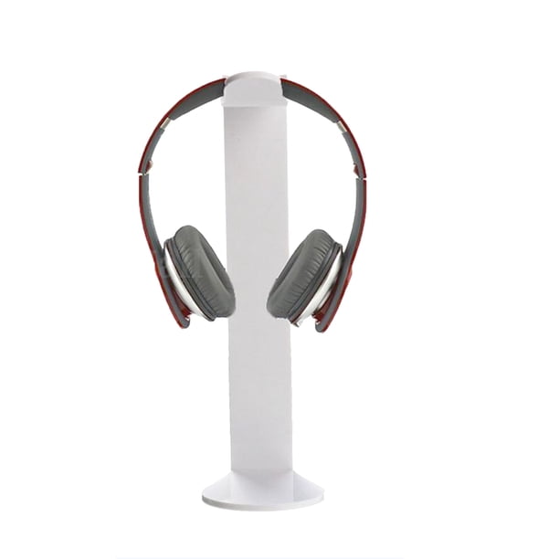 Soporte de acrílico universal para auriculares Soporte de suspensión para auriculares Rack Pantalla de escritorio para auriculares Soporte de soporte en forma de C Sweethay DZ3028-01B