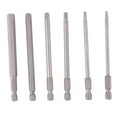 thumbnail image 4 of FUTUREORYY 6Pcs Silver Steel Hexagon Bit Damaged Screw Remover for Repair Professional Use, 4 of 6
