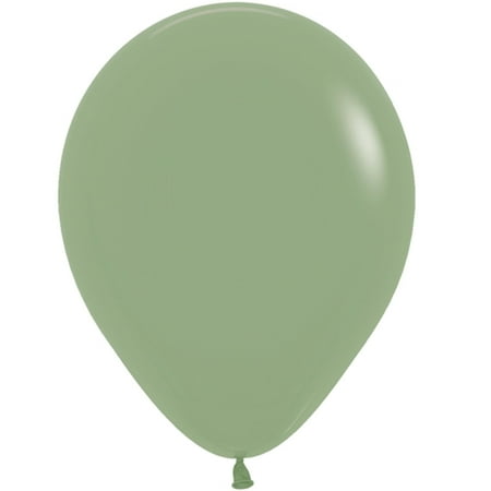 5 inch Sempertex Deluxe Eucalyptus Green Latex Balloons (100 Pack) - Party Supplies Decorations