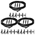 thumbnail image 1 of Wisewang Rubber Universal Fit For Easy Installation Washer Nozzle Hose Kit Front Windshield Washer Hose Kit 3Set, 1 of 5