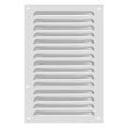 thumbnail image 1 of Cubierta de ventilación de aluminio Uxcell de 8 x 12 pulgadas, cubierta de rejilla de ventilación HVAC con lamas, tono plateado, 1 of 7