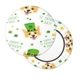 thumbnail image 2 of Wukai happy dog. St. Patricks Day Bar Chair Covers,Barstool Covers Round, Stretch Round Bar Stool Covers,Washable Stool Cushion Slipcovers for 11-14 inch-13 inch, 2 of 7
