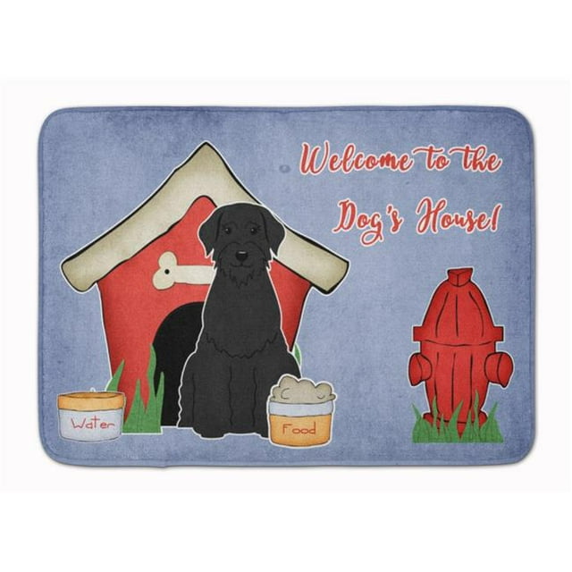 Carolines Treasures BB2820RUG Dog House Collection Giant Schnauzer Machine Washable Memory Foam Mat