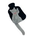 thumbnail image 1 of Bearachild Bolsa de agua caliente Botella caliente Calentador de manos Resistencia a la presión Lindo aspecto Piel de conejo artificial Dulce regalo Suministros térmicos Gris Bearachild HA077063-04, 1 of 6