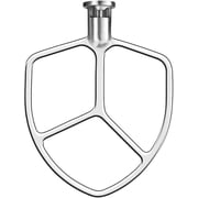 Stainless Steel Flat Beater for KitchenAid 5qt-6qt Bowl-Lift Stand Mixer, Fit for Professional 5 Plus and Professional 600 Seris Mixer K5 KG25 KV25 KP26 KT26, Heavy Duty and Dishwasher Safe