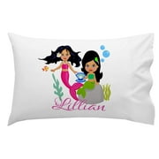 Personalized Monogrammed Mermaid Pillowcase for Kidz