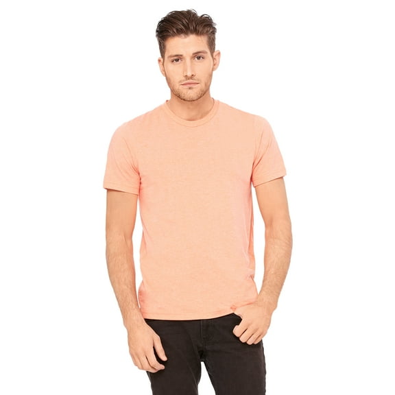 Bella Canvas Unisex Jersey Short Sleeve Tee , 3001CVC , Heather Orange , X-Large