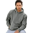 thumbnail image 1 of Hanes Ultimate Cotton Adult Pullover Hoodie Sweatshirt, M, Charcoal Heather, 1 of 4