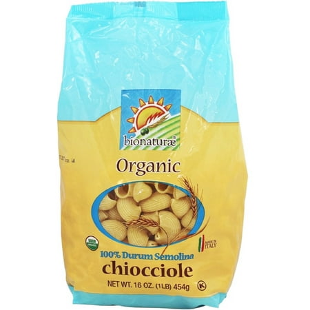 Bionaturae Organic Pasta - 3 Pack - Bionaturae Organic Durum Semolina Pasta Chiocciole 16 oz