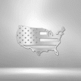 thumbnail image 3 of USA Flag Steel Sign Laser Cut Powder Coated Home & Office Metal Wall Decor Multiple Sizes & Colors, 3 of 5