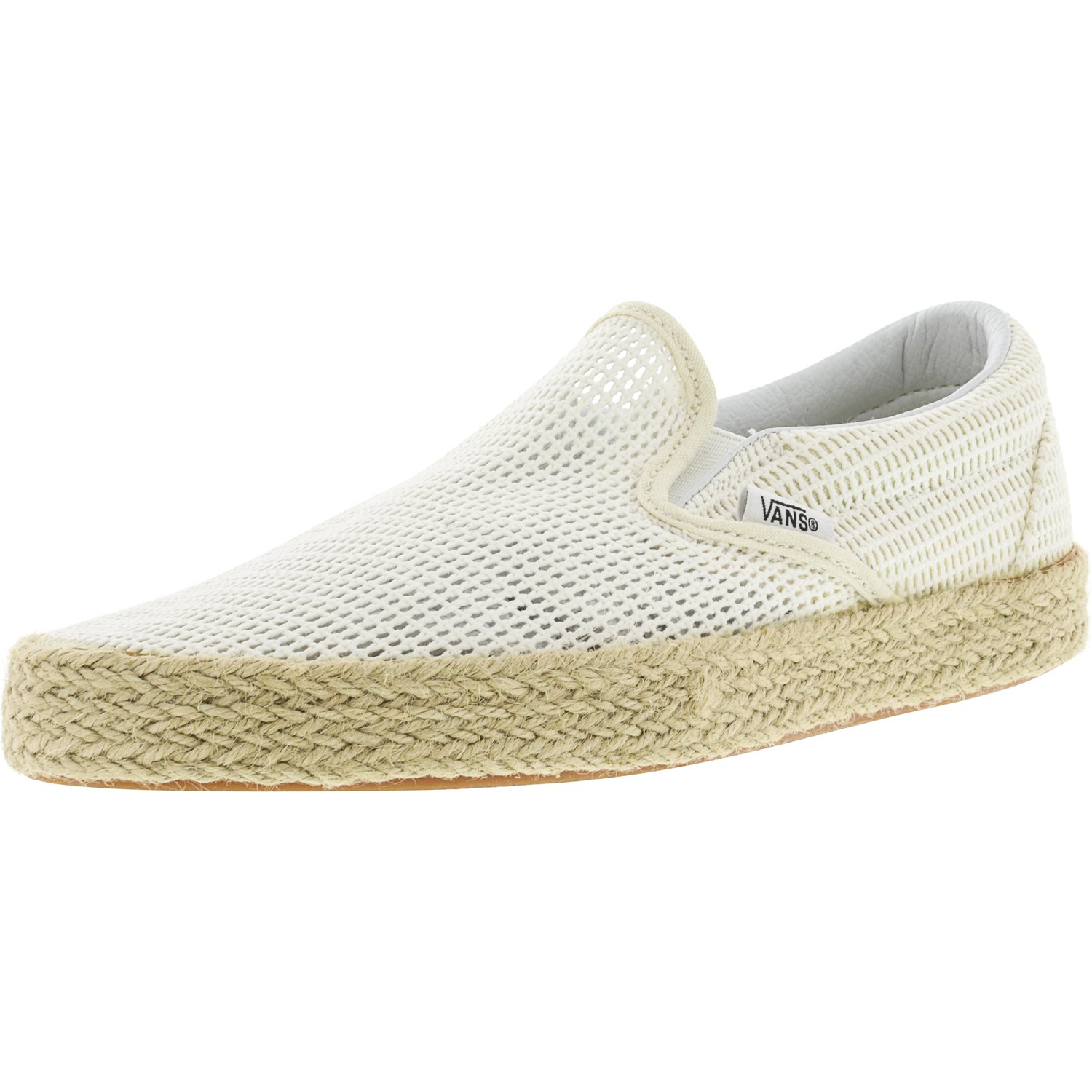 vans espadrille white