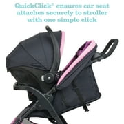 Disney Baby Minnie Mouse Simple Fold LX Travel System Stroller, Minnie Dot Party, Toddler, Unisex