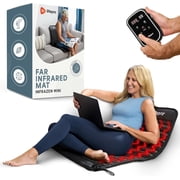 Lifepro Portable Far Infrared Heating Mat – Foldable Infrared Heating Pad for Relaxation, Stress Relief, Recovery, Energy & Wellness Support - Mini Black
