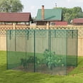 thumbnail image 2 of Outsunny 10 x 6.5ft Crop Cage, Double Doors Plant Protection Tent Green, 2 of 10