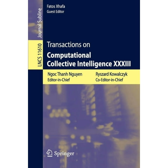 Transactions on Computational Collective Intelligence XXXIII, (Paperback)