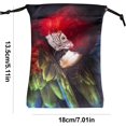 thumbnail image 4 of HUGFEGWE 6 Pcs Velvet Tarot Rune Bag - Drawstring Jewelry Pouch with Animal Pattern,Tarot Card Bag Dice Bag Tarot Card Holder Jewelry Bags, 5.12''x7.09 CJB91-66162, 4 of 8