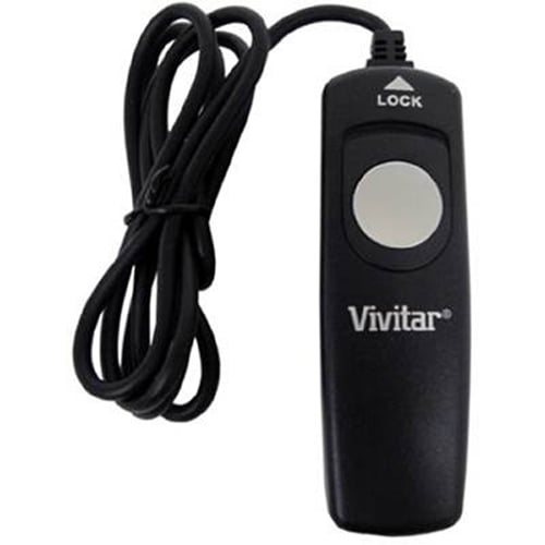 Vivitar Wired Remote Shutter Release for Canon EOS and Digital Pentax and Samsung Cameras