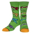 thumbnail image 6 of Cool Socks – TMNT Turtle Boys Crew Socks for Big Kids 7–10 Years – Fun Cartoon Gift, Colorful, 6 of 6