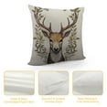 thumbnail image 4 of COMIO  Deer Throw Pillow Case  Cushion Covers, Square Pillow Covers for Home Decorative (Deer), 4 of 5