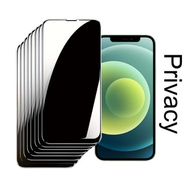 8 Pack Compatible With iPhone 14 Pro Privacy Screen Protector Full Coverage Anti-Spy Tempered Glass Film 9H Hardness Upgrade Edge Protection