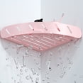 thumbnail image 4 of Corner Shelf Holder, 3 Hook Wall Mount, Traceless Adhesive, Rustproof Metal, For Bathroom Vanity, Storage Shelf, Over-the-Toilet Organizer, Kitchen Utility Rack, Small Space Solution, Wall D, 4 of 7