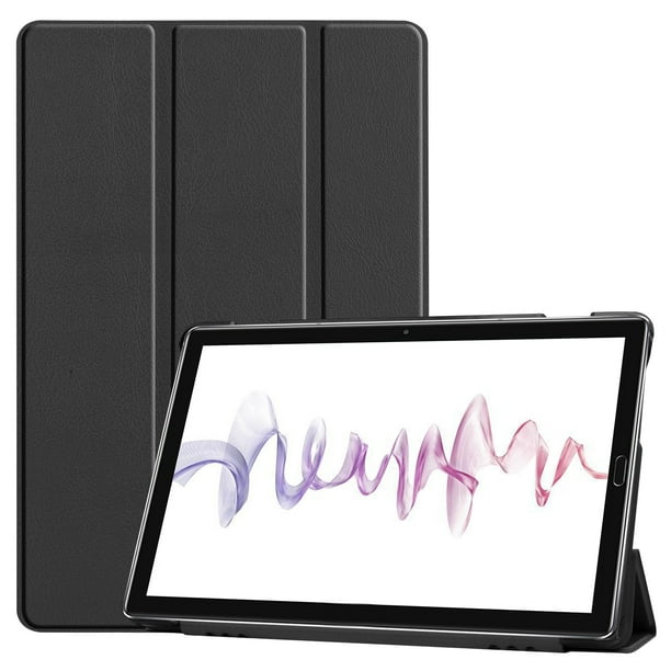 Allytech Slimshell For Huawei Mediapad M6 10 7 19 Released Ultra Thin Lightweight Multi Angle Stand Smart Cover Auto Sleep Wake Shockproof Case Cover For Huawei Mediapad M6 10 7 Black Walmart Com Walmart Com